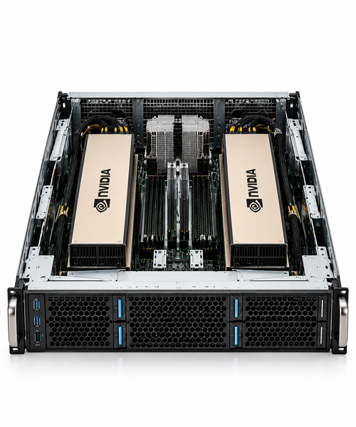 2× NVIDIA H200 NVL 141GB Turnkey AI Server